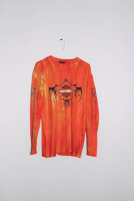 Vintage Harley Davidson Motorcycles Long Sleeve Bi