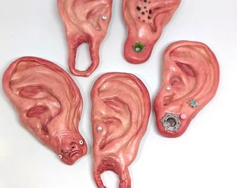 Creepy Ear Fridge Magnet: Body Modification Gift