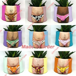 Custom Escaped Ball Plant Pot: Funny Weirdo Gift