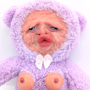 Blue Teddy Bear Nightmare Fuggler - Etsy