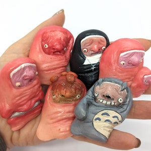 Sad Toe Fridge Magnet: Weird Clay Art Sculpture, Unusual Gift