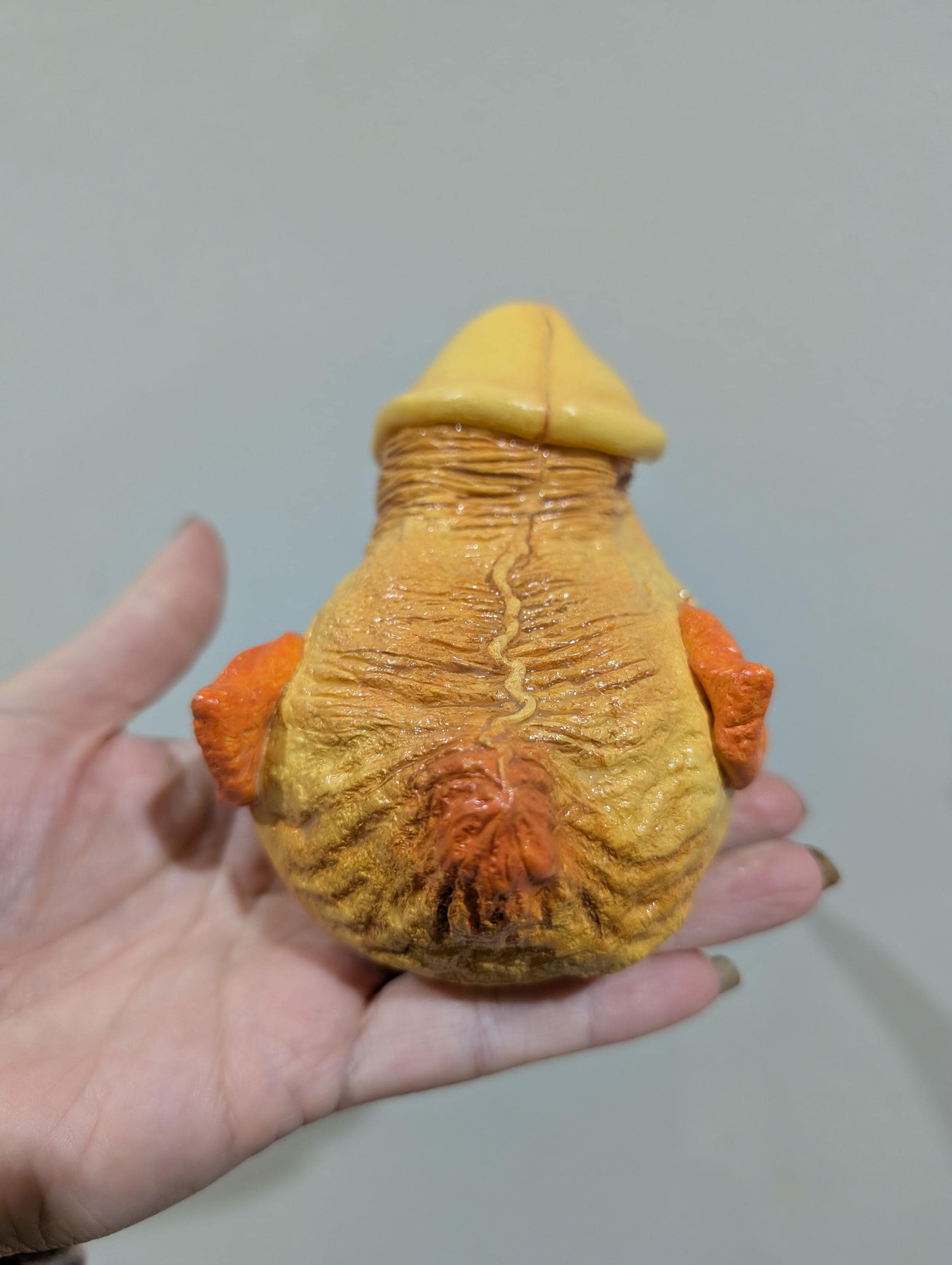 Rubber Dicky, Clay Chode Ornament: Weird Art Sculpture, Quirky
