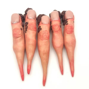 Polymer Clay Finger Plant Stake: Unusual Plant Lover Gift