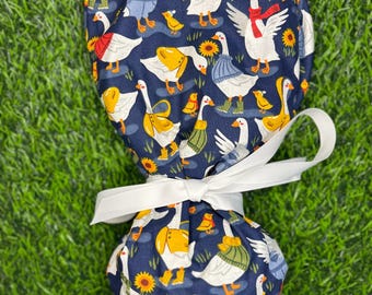 Ponytail Scrub hat - Mother Goose