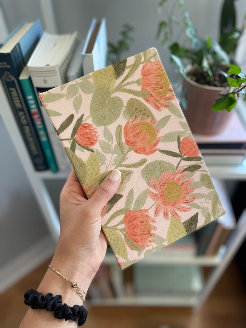 Hand Bound Hardcover Fabric Journals Protea