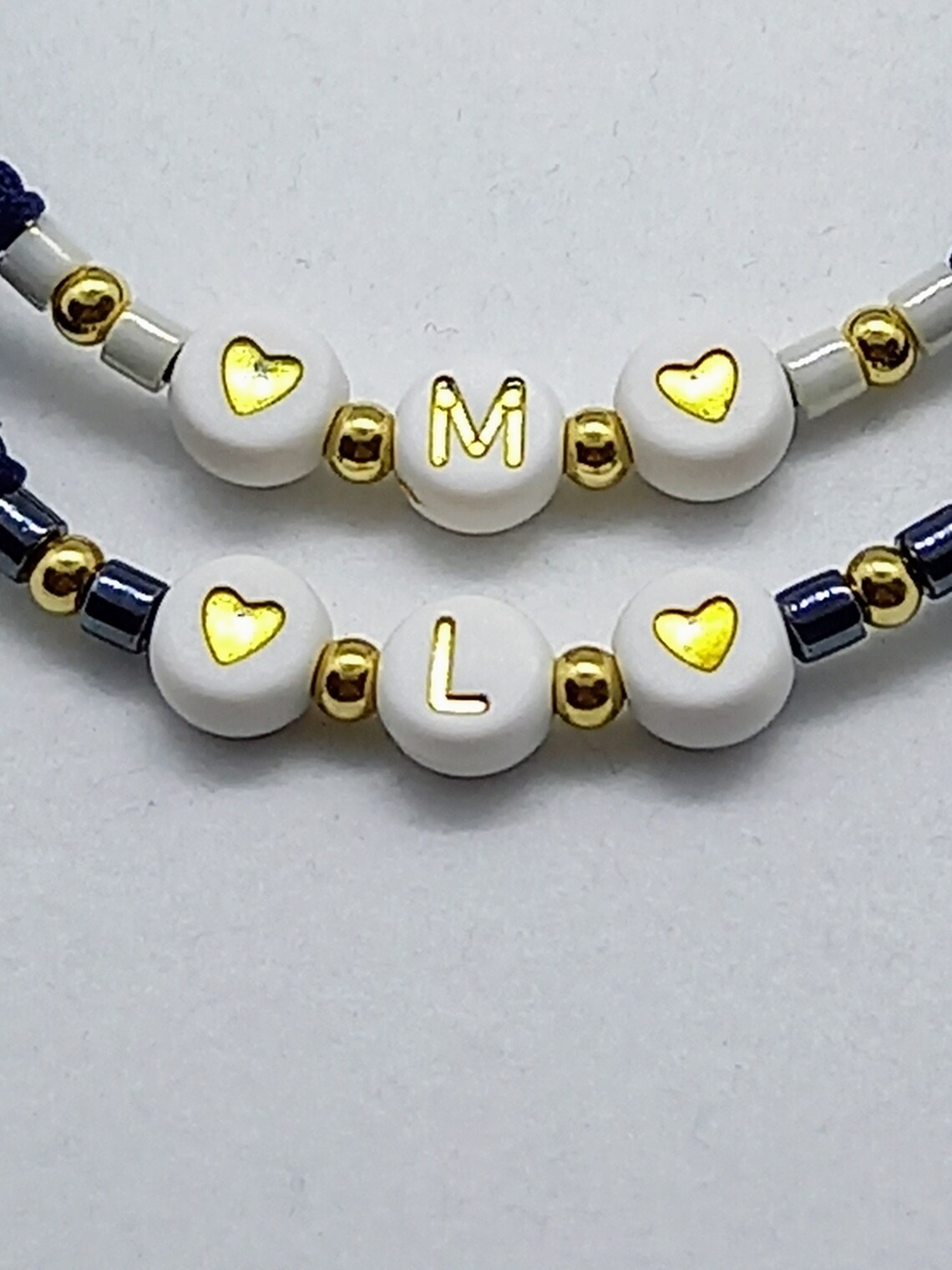 Matching Couple Bracelets Couples Bracelets Personalized Etsy