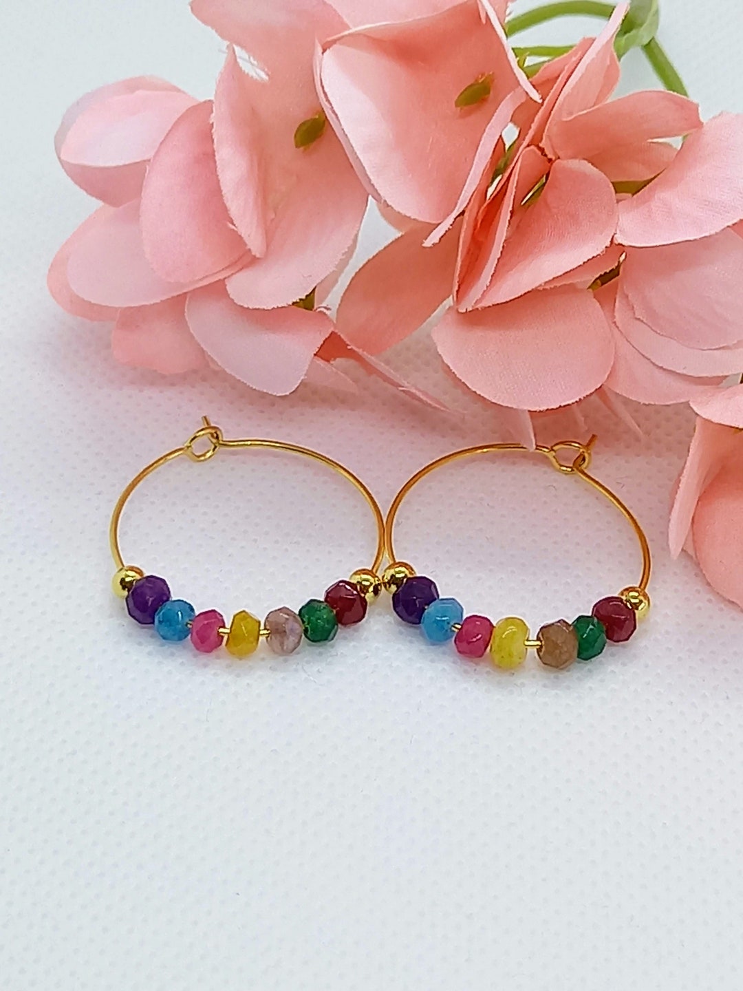 GALPADA Lot De 6 Paires De Boucles D'oreilles Arc-en-ciel Pour Femme