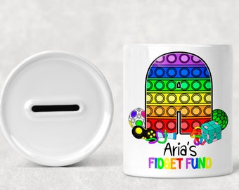 Rainbow 6 Main Design Fidget détraqué ADHD doigt main Focus Toy Gift Box UK 
