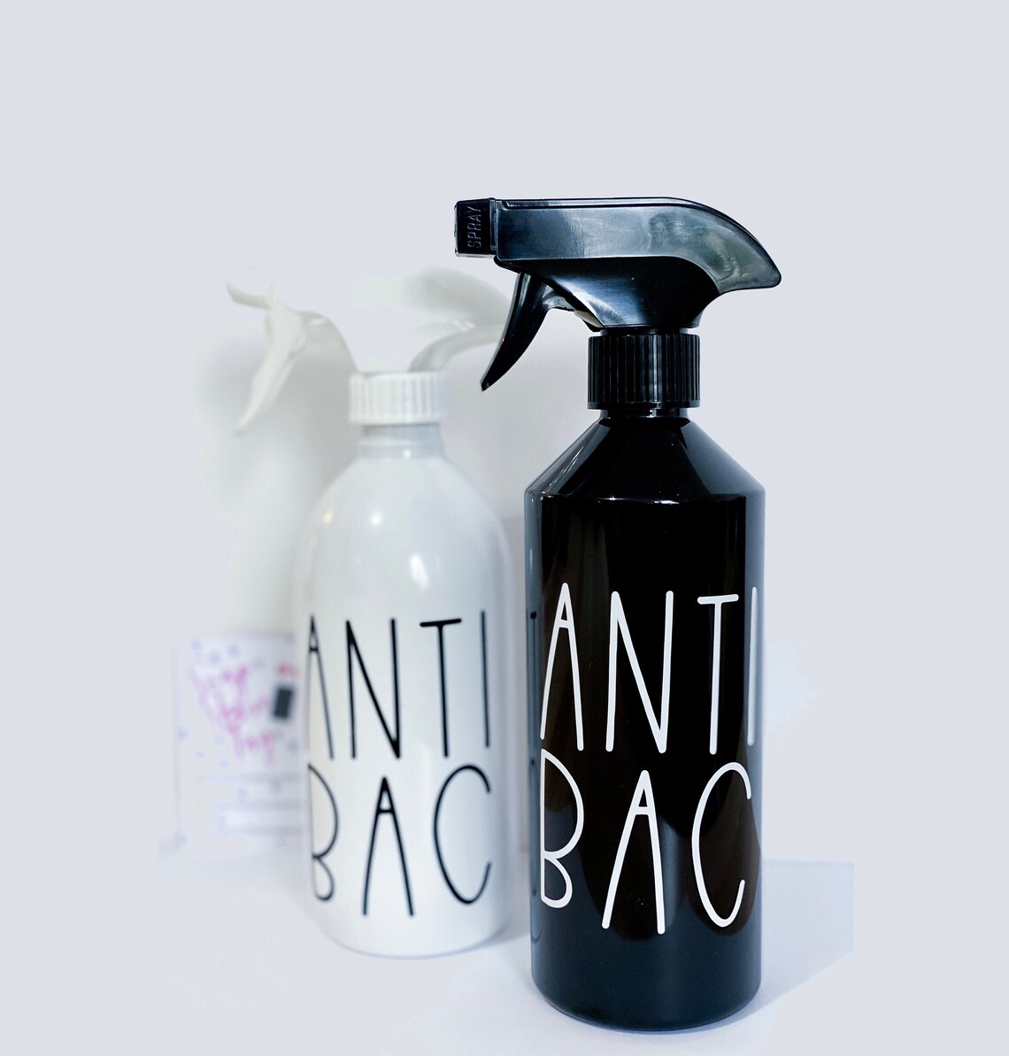 Reusable Spray Bottle Personalised Spray Bottles Cleaning Etsy