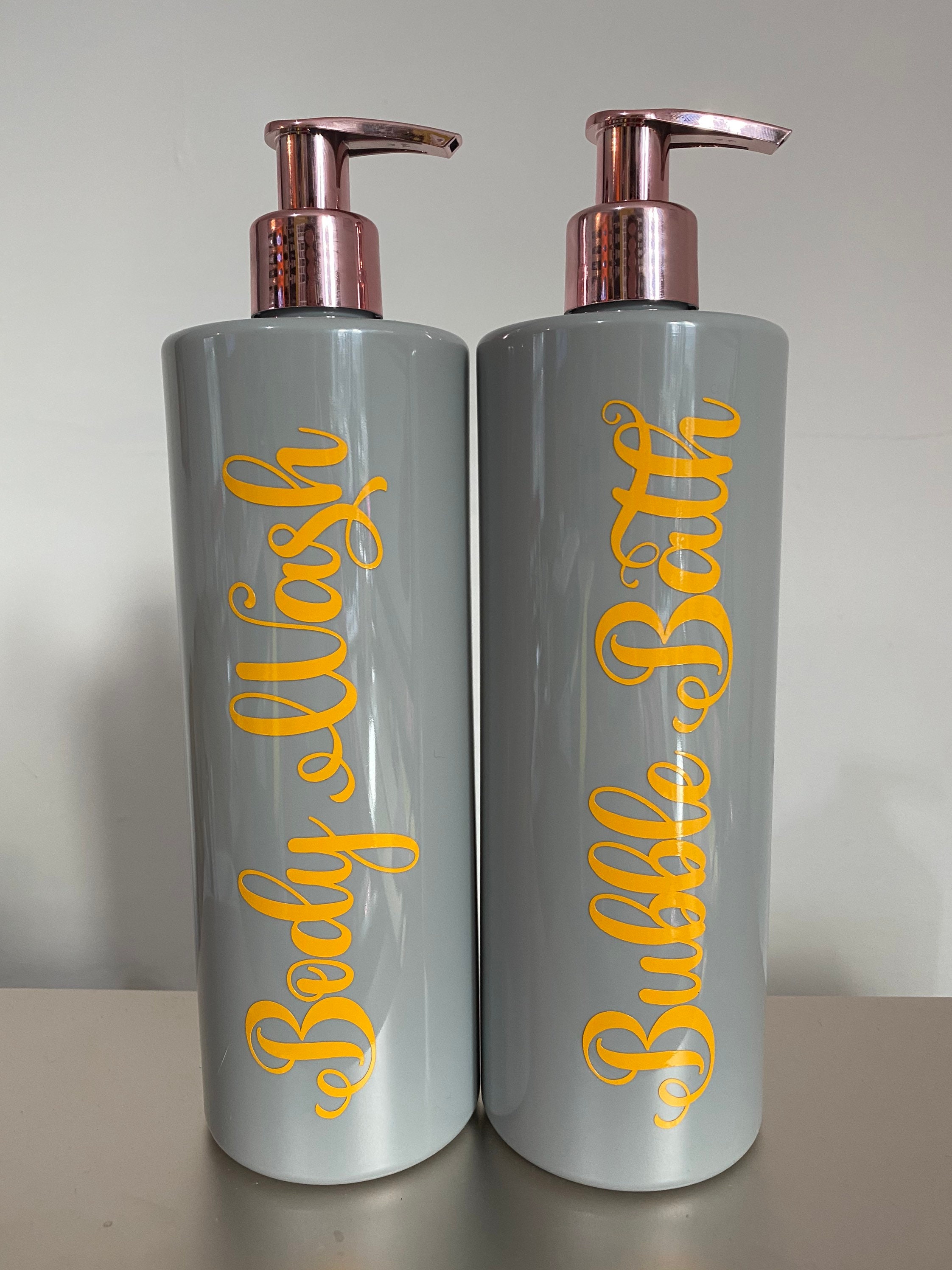 Personalised Reusable Pump Bottles PET Bottles Plastic Etsy