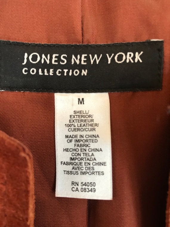 Jones New York Collection Suede Jacket, Soft Sued… - image 3