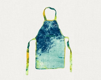 Electric Lemonade - Organic Cotton Tie-Dye Apron from the MFC Beginnings Collection