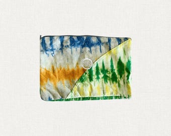 Sunny Mountain Grass - Upcycled Tie-Dye Laptop / Tablet Case from the MFC Beginnings Collection