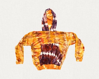 Sunset Burst - Organic Cotton Tie-Dye Sweatshirt from the MFC Beginnings Collection