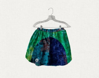 Stormy Ocean - Organic Cotton Tie-Dye Shorts from the MFC Beginnings Collection