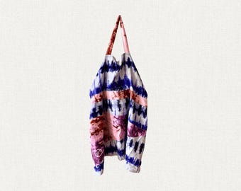 Sunny Blueberry Mix - Organic Cotton Tie-Dye Apron from the MFC Beginnings Collection