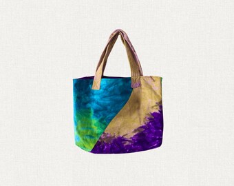 Sunny Rainbow Bliss - Upcycled Tie-Dye Tote from the MFC Beginnings Collection