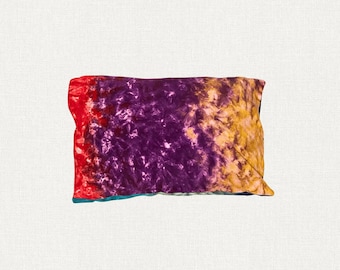 Rainbow Bliss - Upcycled Tie-Dye Pillowcase from the MFC Beginnings Collection