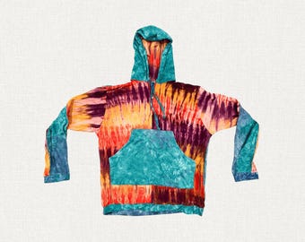 Technicolor Dream - Upcycled Tie-Dye Sweatshirt from the MFC Beginnings Collection