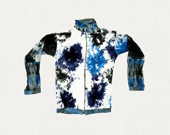 Arctic Mist - Upcycled Tie-Dye Jacket from the MFC Beginnings Collection