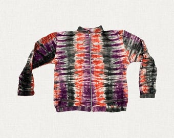 Twilight Haze - Upcycled Tie-Dye Jacket from the MFC Beginnings Collection