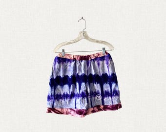 Blueberry Mix - Organic Cotton Tie-Dye Shorts from the MFC Beginnings Collection