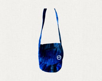 Steady Sapphire -  Upcycled Small Crossbody Bag from the MFC Beginnings Collection