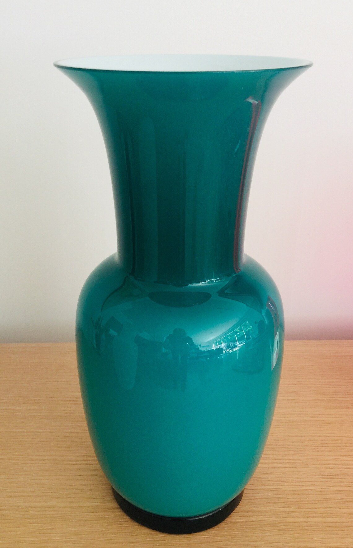 VENINI Vetri Opalini 14 MURANO Vase Made in Italy 2002 Etsy