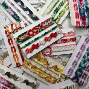 Handmade Friendship Bracelets | Bracelet Sets | Embroidery Woven Macrame Knotted Friendship Bracelets | String Bracelets | Teen Gifts