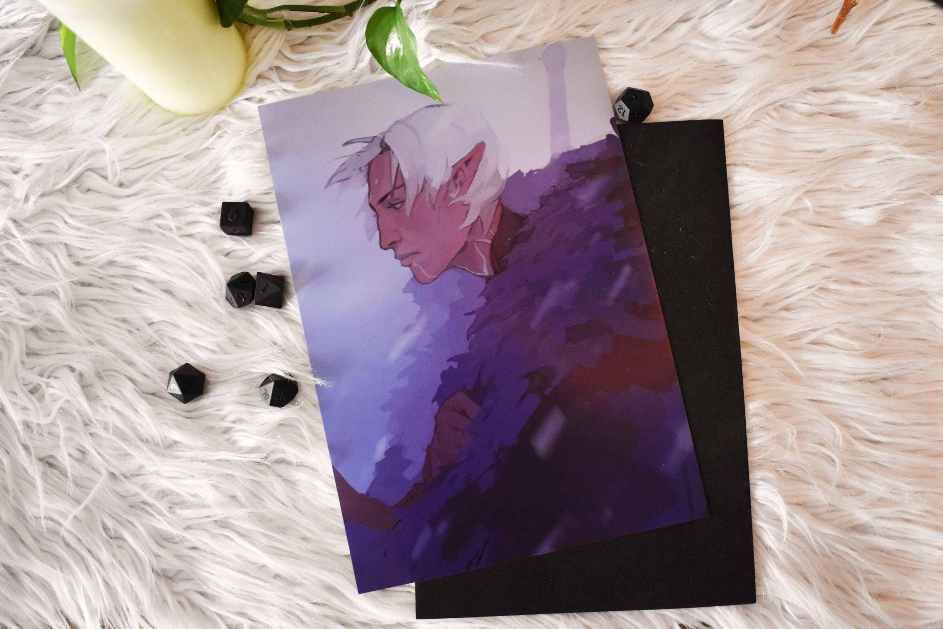 Dragon Age: Snowy Fenris PRINT