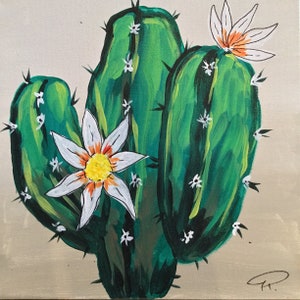 DIY Kit Watercolor Cactus Beginner Watercolor Kit for Adults 