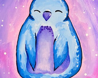 Polar Penguin Painting Kit – DIY Art, Kids Crafting