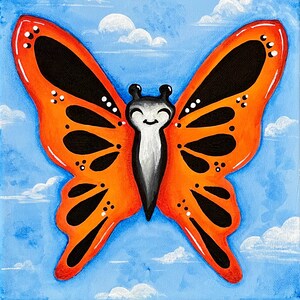 Art Box Mini Kit - Bright Butterfly, Monarch Butterfly, Art, Painting Kit, Art Kit, Diy Art, Kids Craft