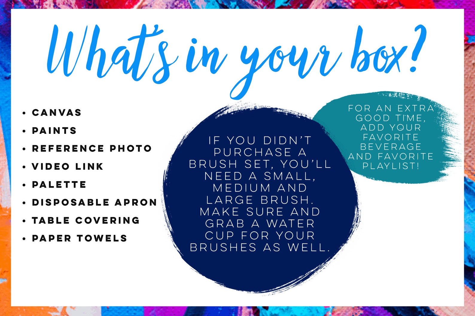 Colorful Citrus Art Box by the Brush Bar Citrus Paint Kit Etsy UK