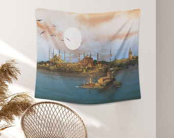 Istanbul Tapestry Etsy