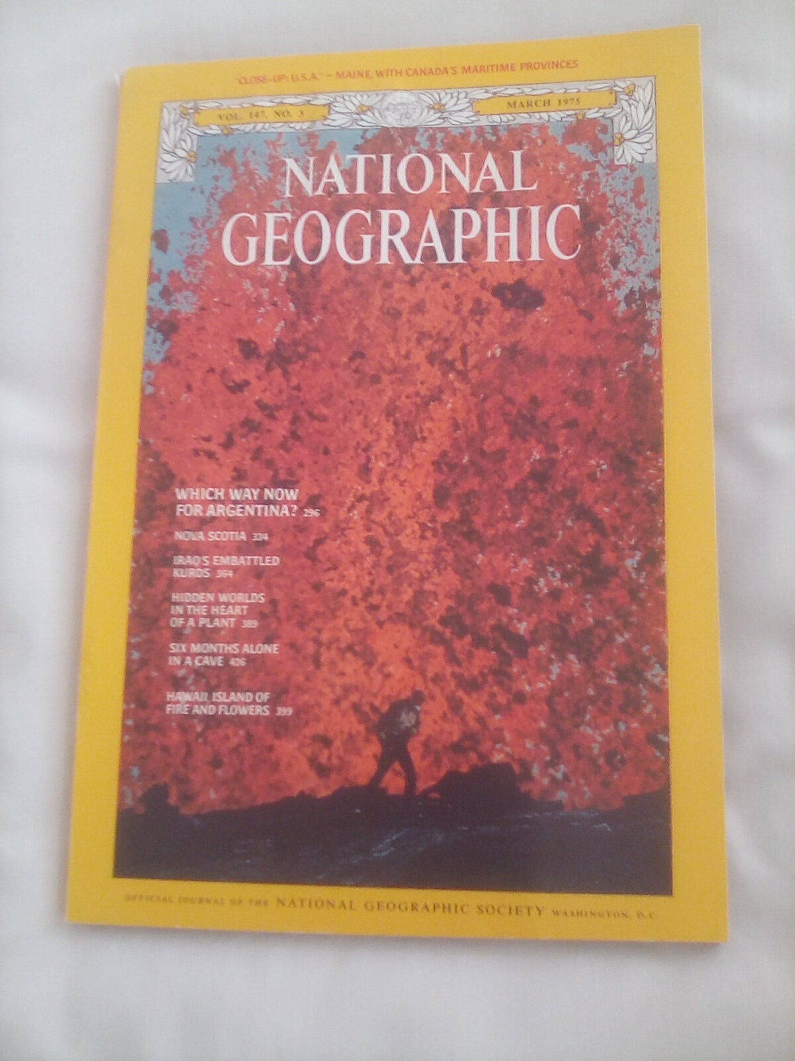 National Geographic Magazine March 1975 - Etsy