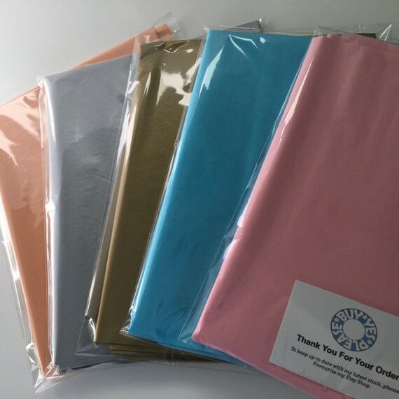 100 Sheets Mixed Tissue Paper High Quality & Acid Free 500mm x 750mm 