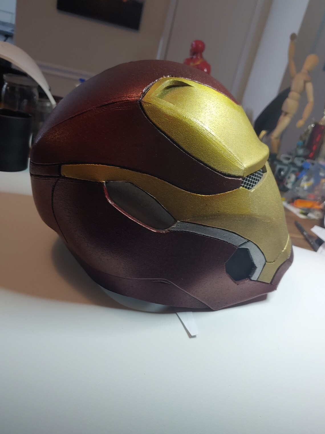 Iron man Mark 50 helmet beautifully done from eva foam | Etsy