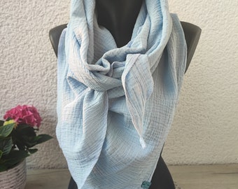 Echarpe triangle en mousseline Echarpe XXL