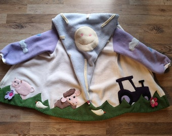 Veste zippée "Farm Girl" Taille souhaitée