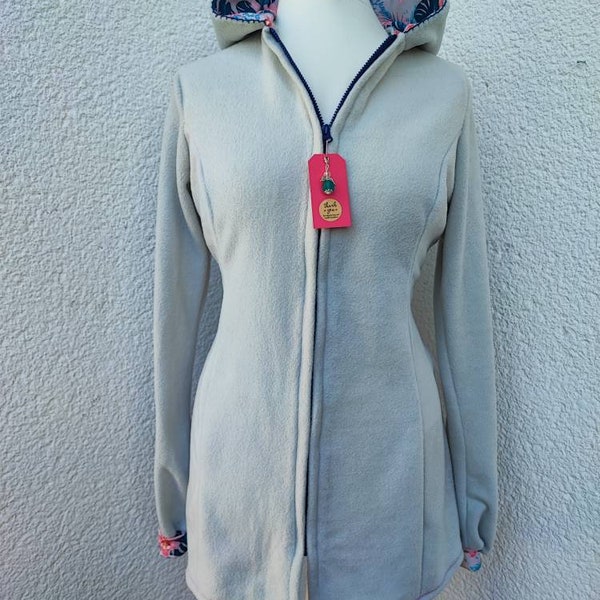 Zipfeljacke/Mantel Fleece Gr. M/L