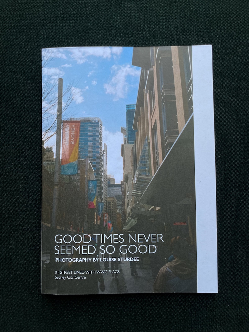 Good Times Never Seemed So Good A5 Film Zine of Womens World Cup 2023 image 1