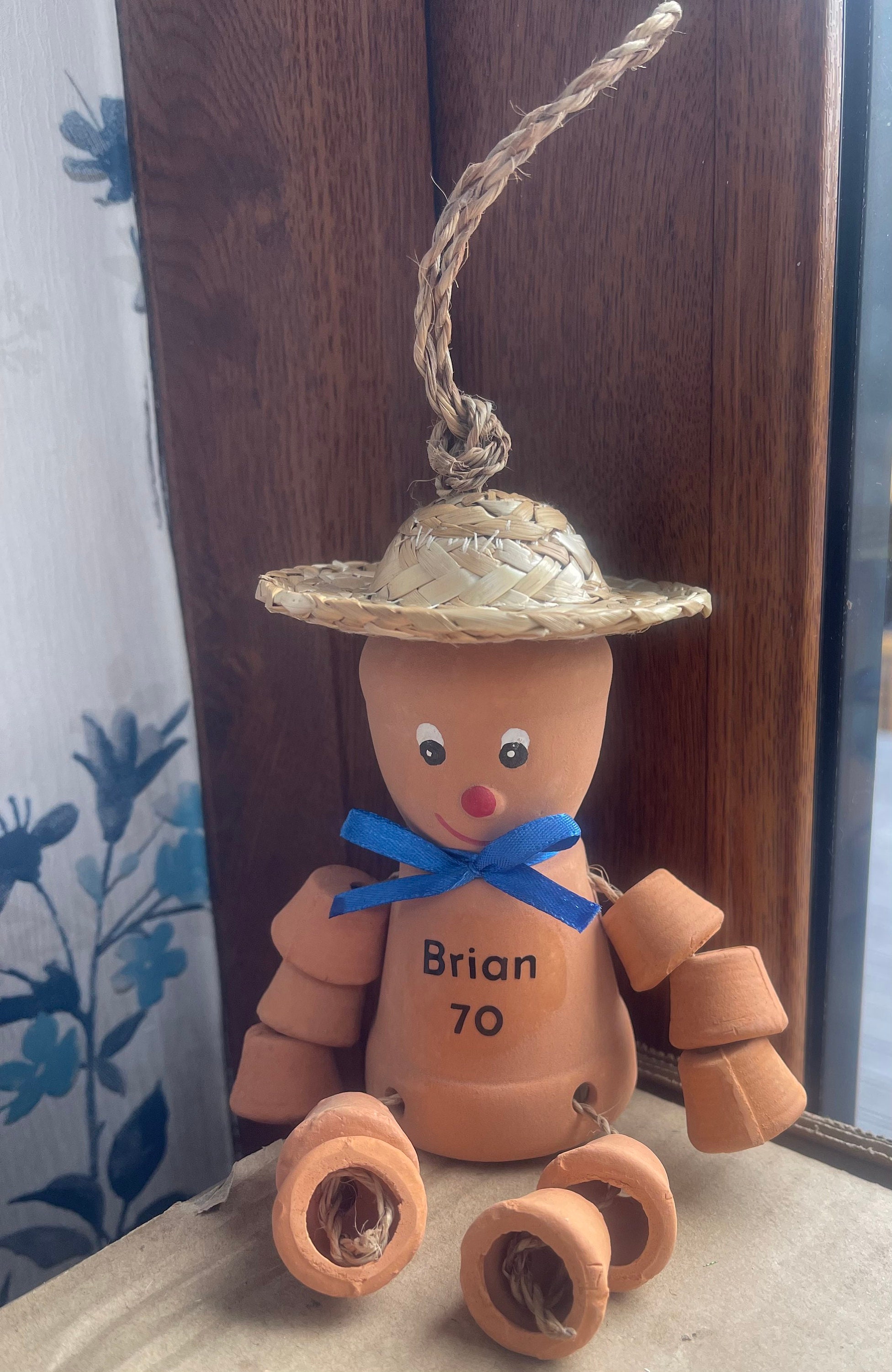 25cm Terracotta Plant Pot Flower pot Man or Lady Garden Etsy