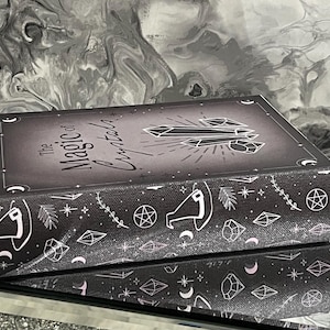 Wooden Book Storage Box – Decorative Book Shaped Keepsake Box for Bookshelf Styling – Hidden Storage Gift for Book Lovers - 12 designs image 11