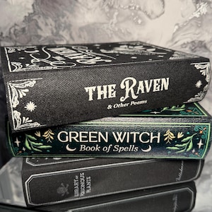 Wooden Book Storage Box – Decorative Book Shaped Keepsake Box for Bookshelf Styling – Hidden Storage Gift for Book Lovers - 12 designs image 20