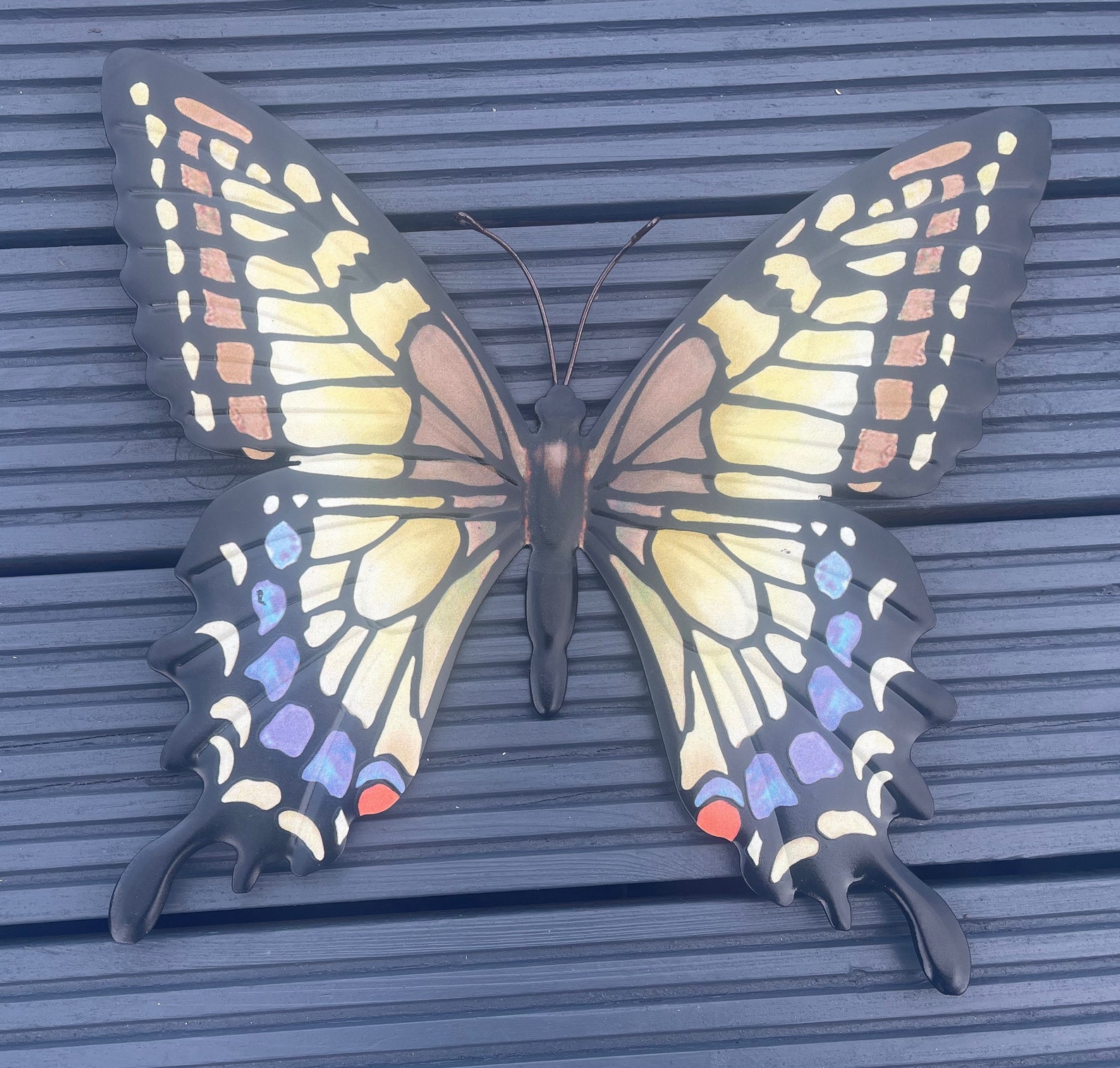 Large Butterfly garden Wall Art Metal decorative butterflies Etsy