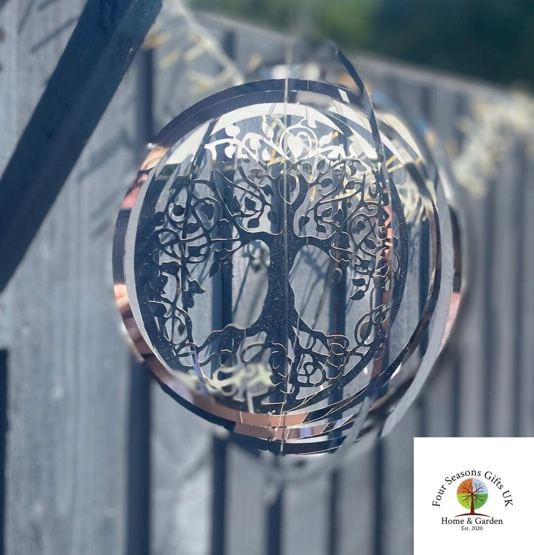 thumbnail image 2 of Hummingbird Wind Spinner,3D Hummingbird Spinners Gorgeous Outdoor Garden Decoration 2 of 10