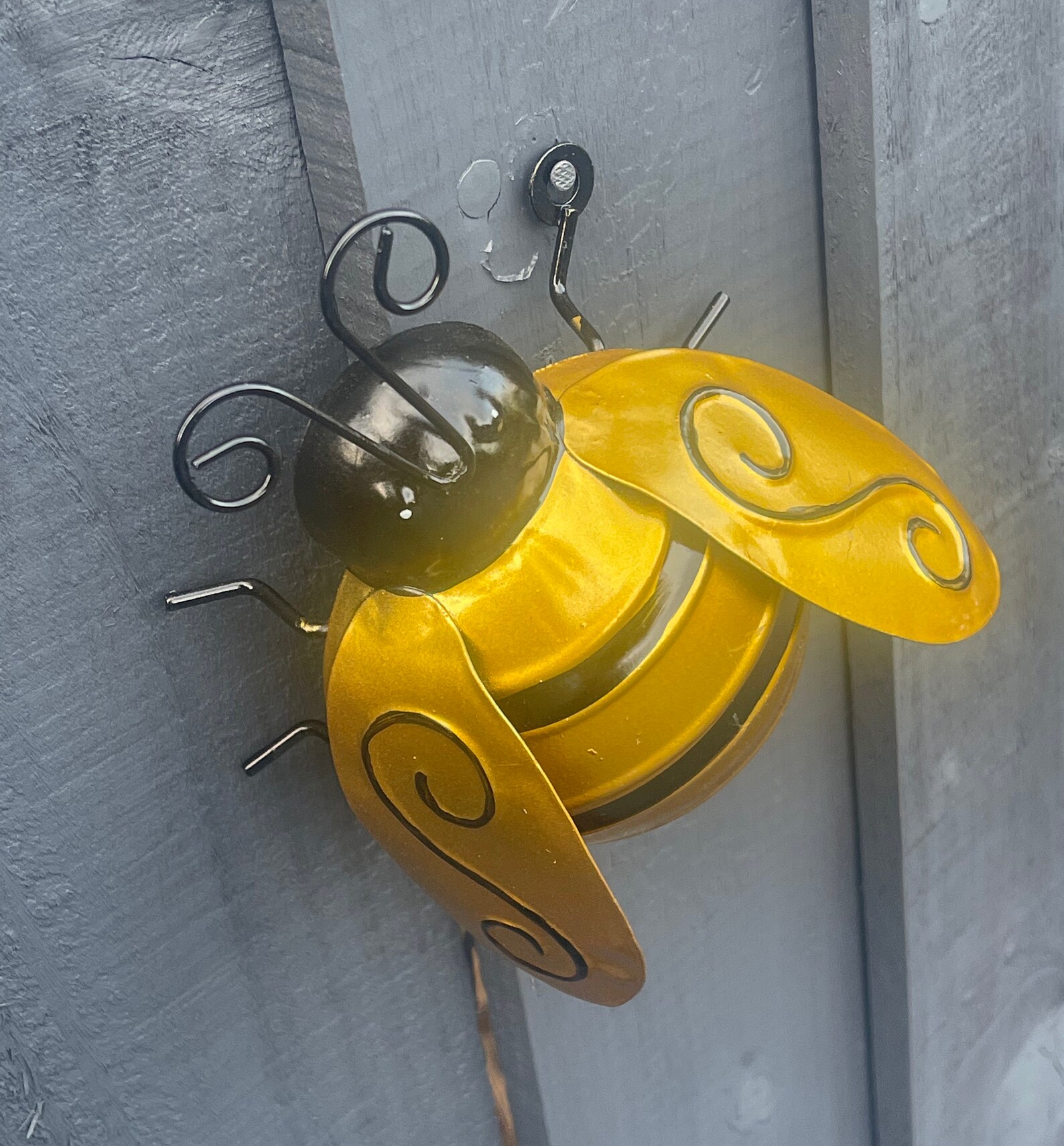 Large 3D Bumble Bee garden ornament Metal Wall Art Bee Gifts Etsy