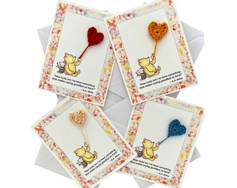 Sympathy/Loss Pocket Hug Cards (Set of 4 Cards & Envelopes)