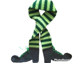 Witches Legs Scarves with Greens